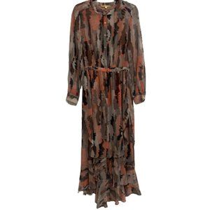 Gianni Bini Multicolor maxi button down Dress